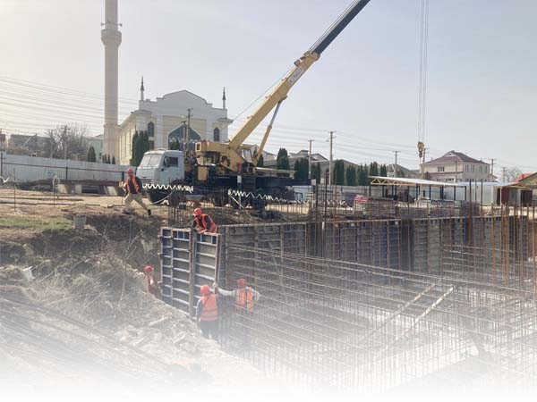 Испытания бетона на объекте для ООО «АПС КРЫМ – СЕРВИС»